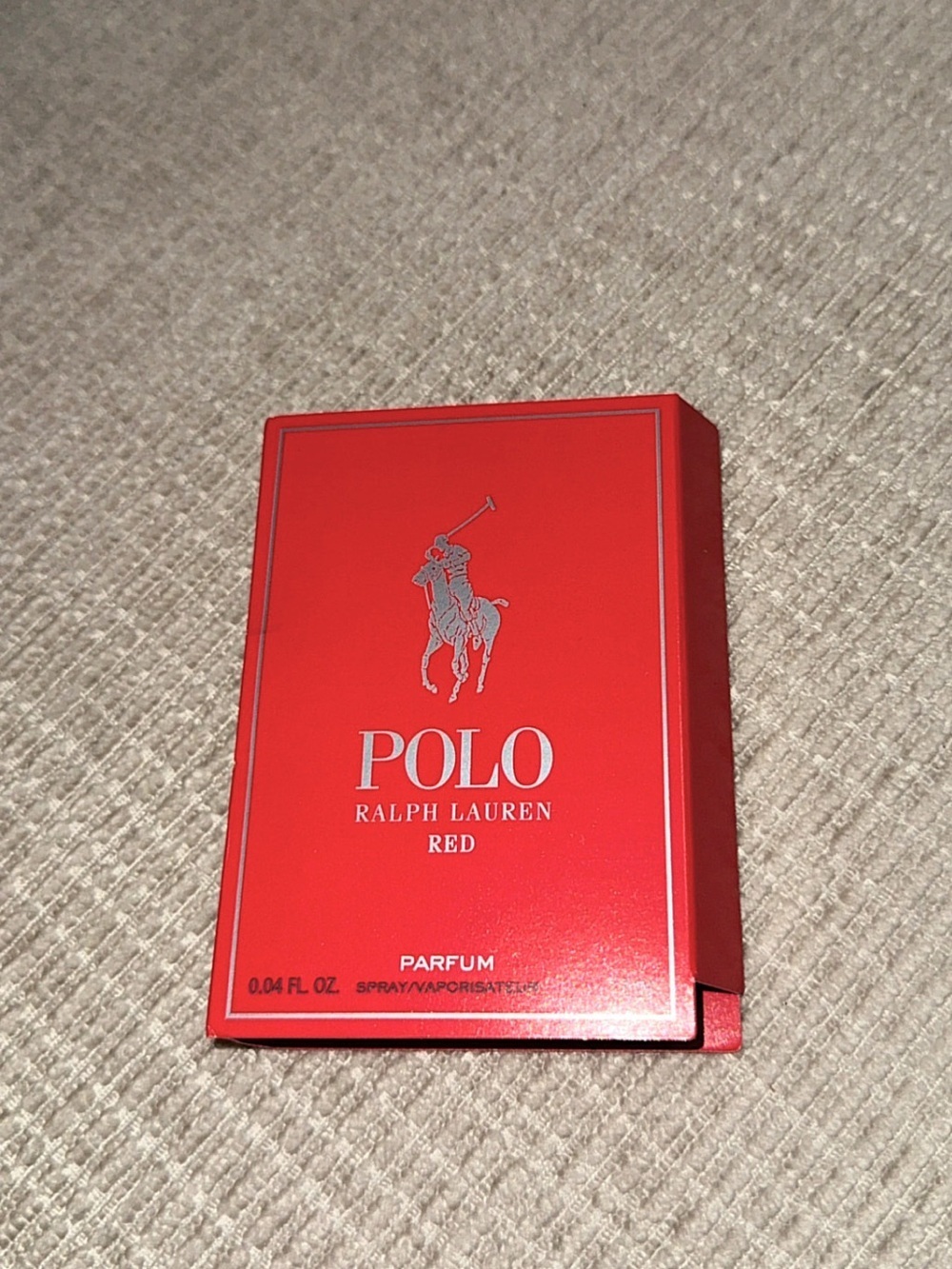 NEW Polo Ralph Lauren Red Parfum Spray Sample 1.2mL Unopened